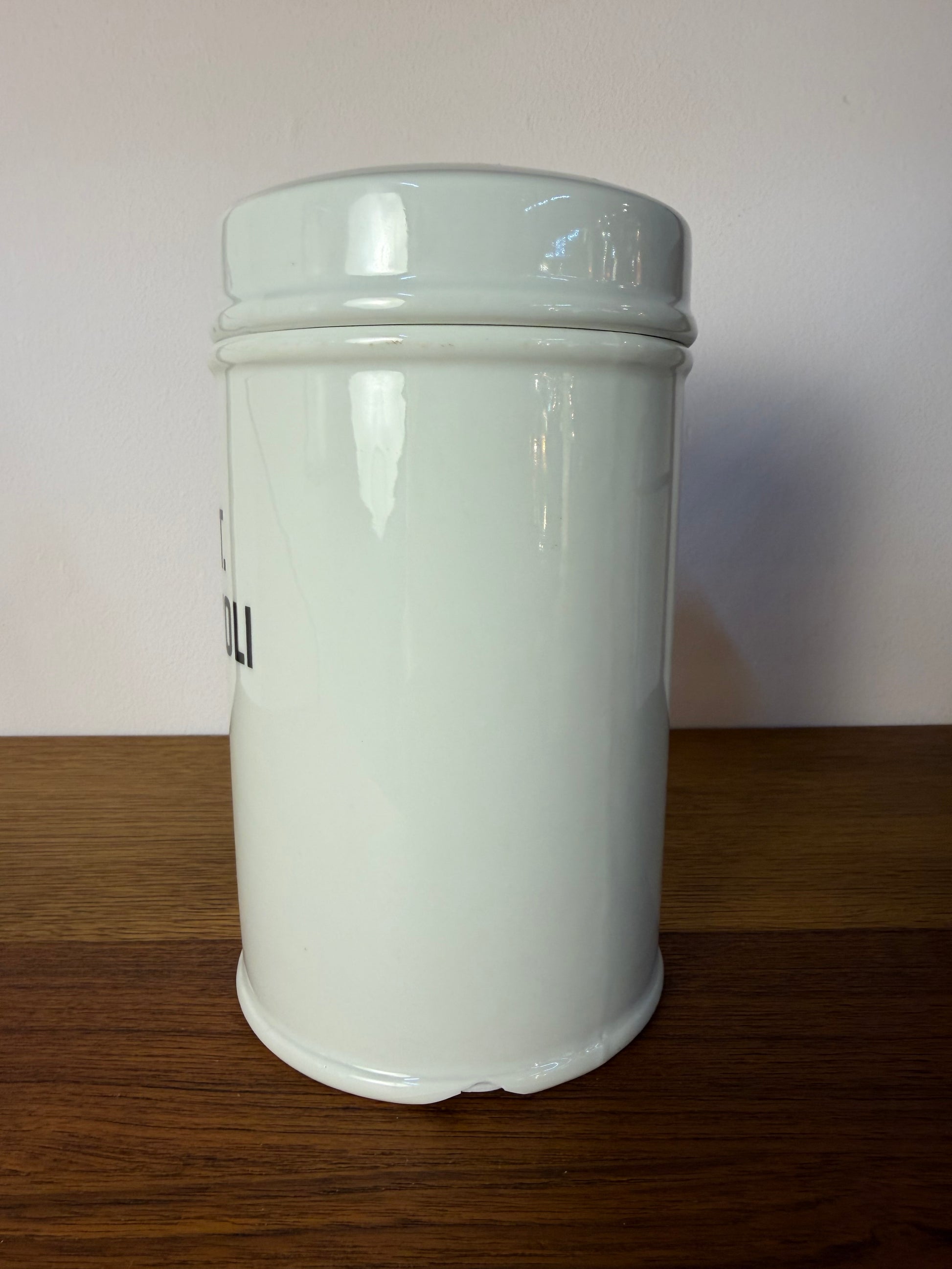 Apothekerdose Ungt. Ichthyolo 10% weiß Porzellan - 1000 ml