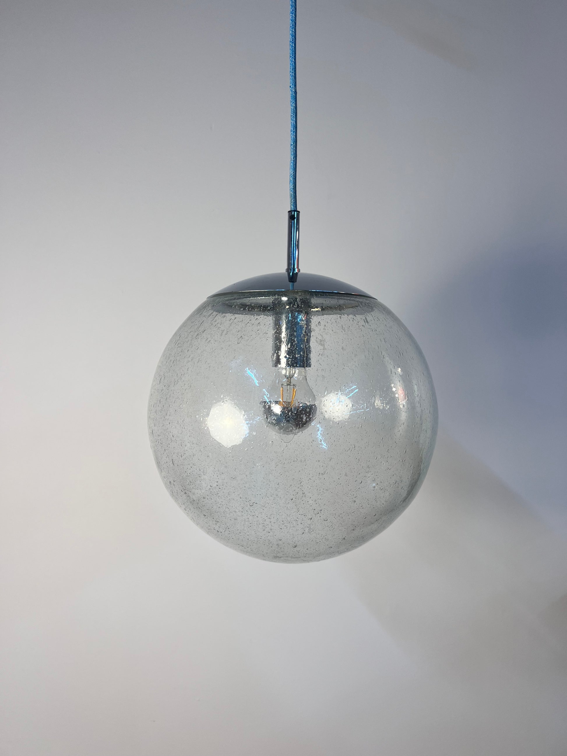 Kugellampe Glas Chrom von Hustadt Leuchten