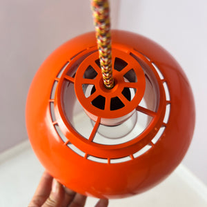 Hängelampe Minisol orange von K. Kewo für Nordisk Solar