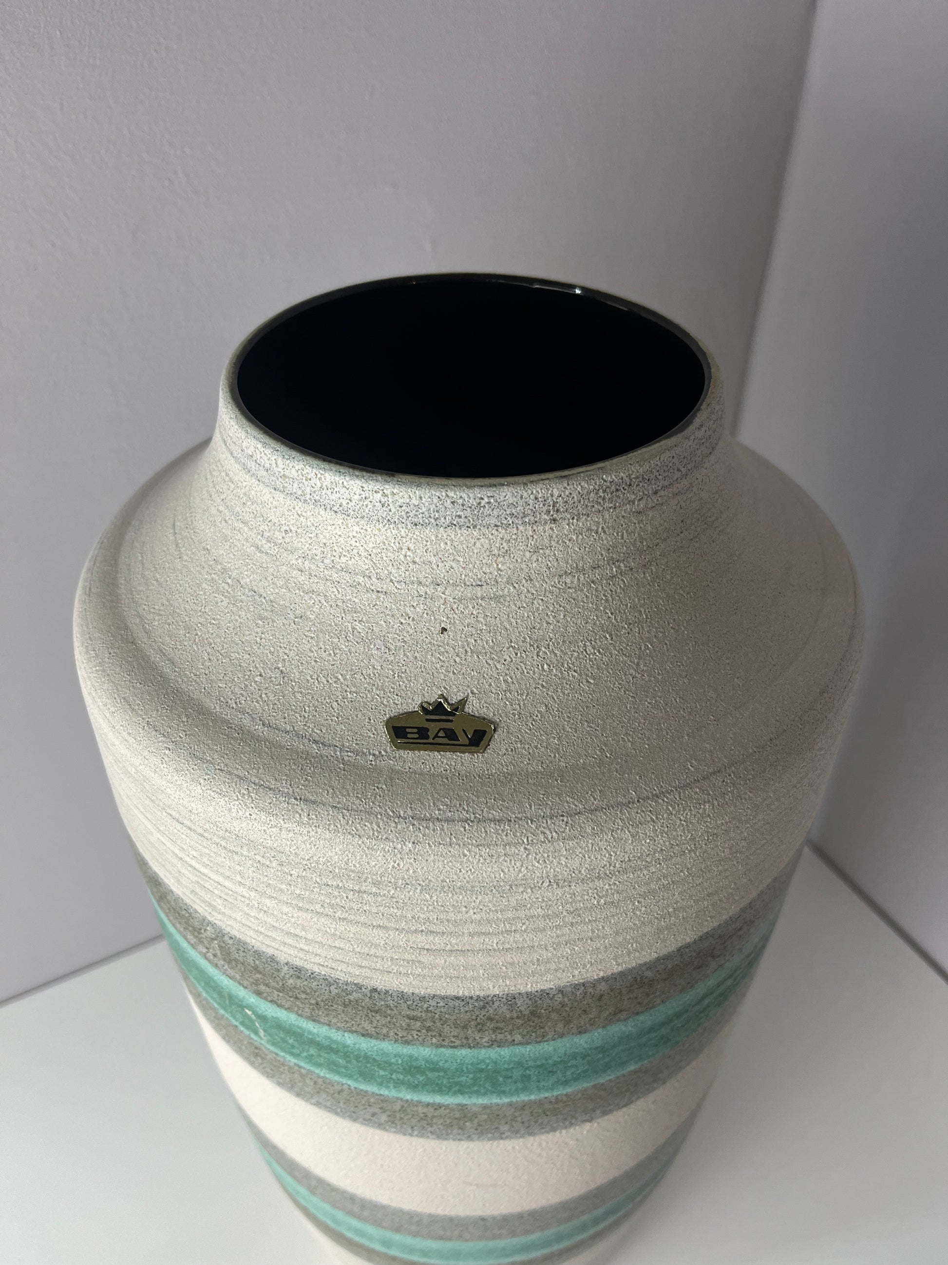 Bodenvase 628-50 türkis grau von Bay Keramik