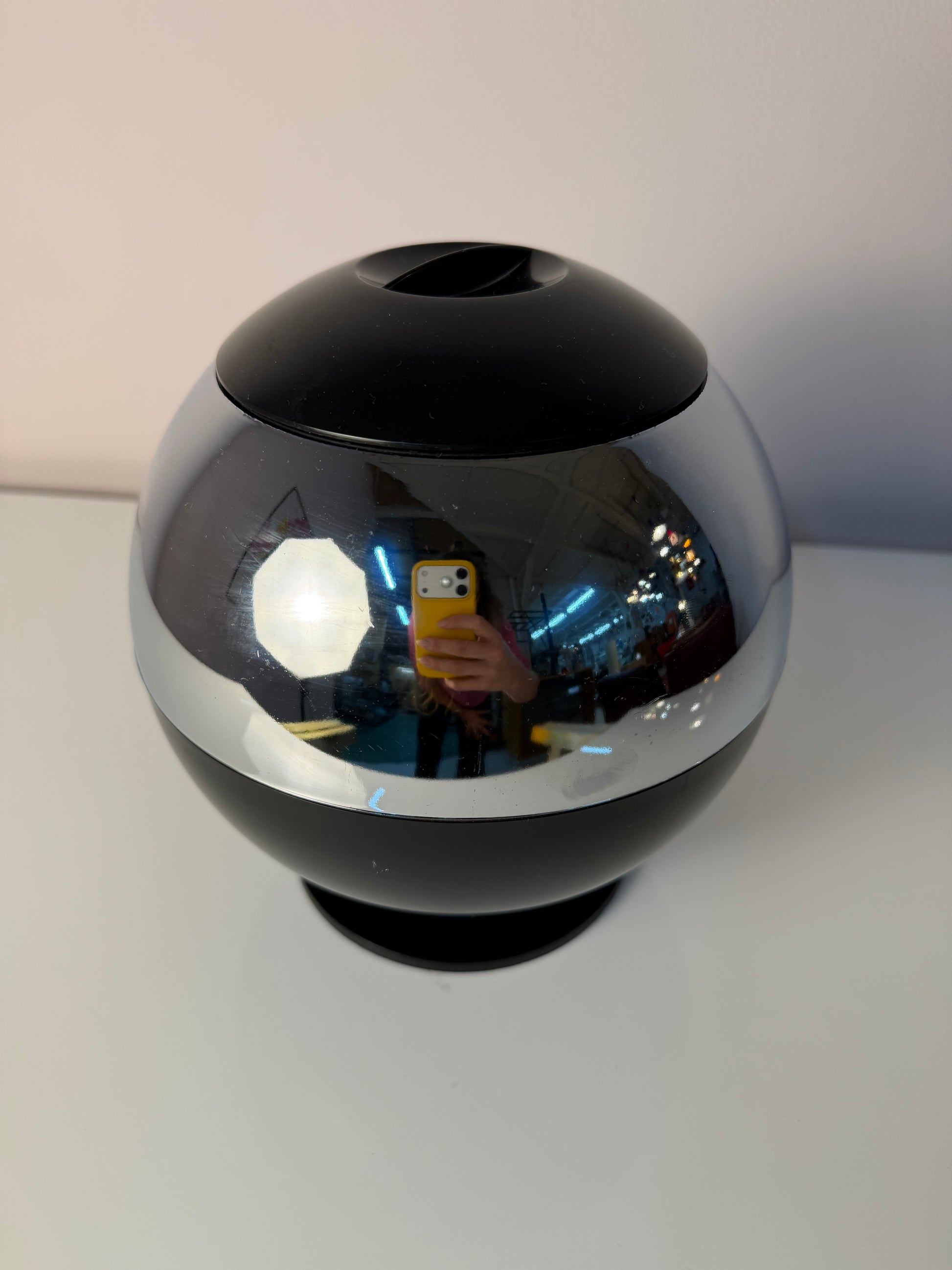 Kugel Eiskübel Chrom Kunststoff von Quist