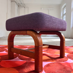 Hocker lila Teak von Preben Schou