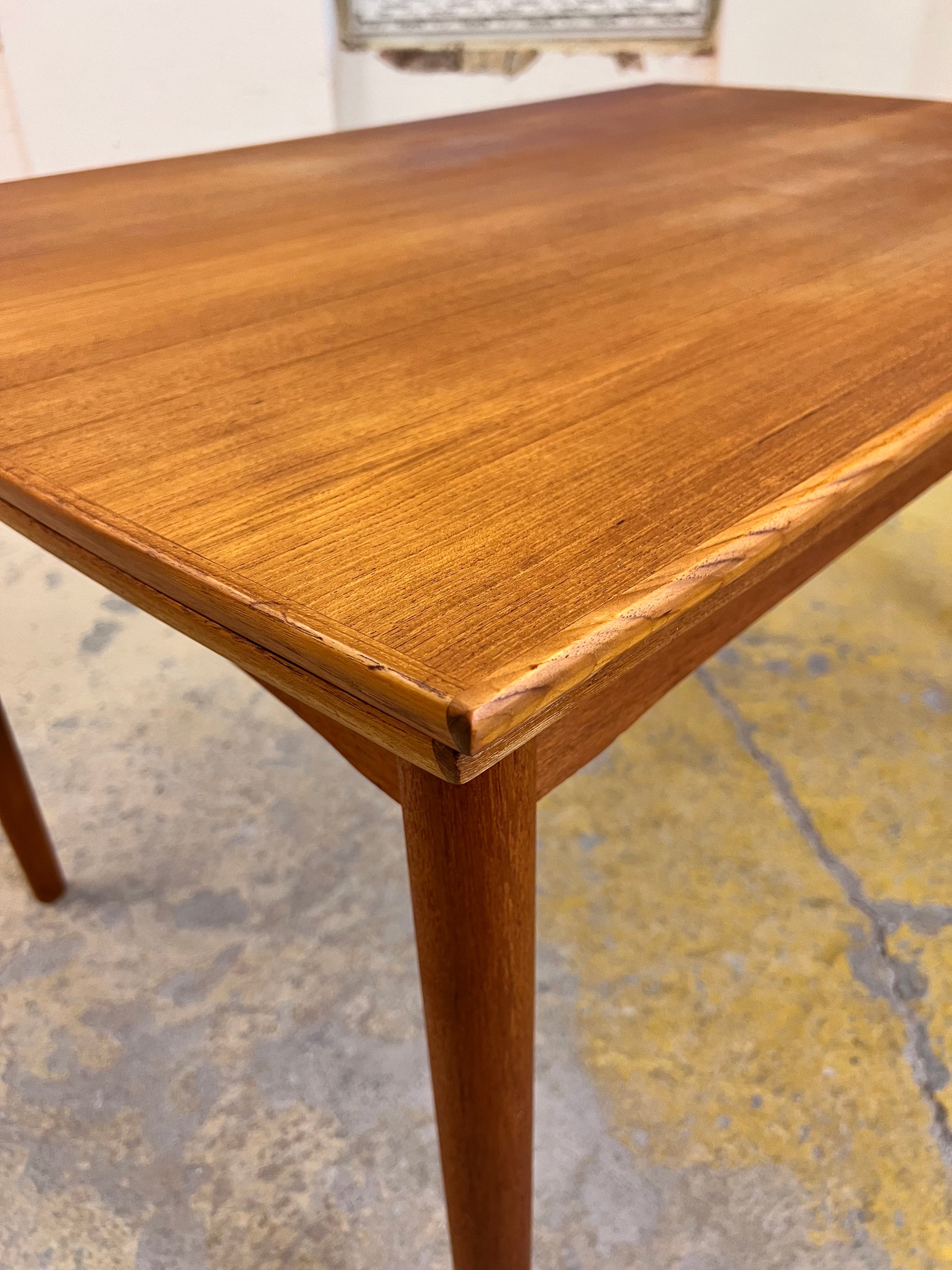 Ausziehbarer Esstisch Teak aus Dänemark