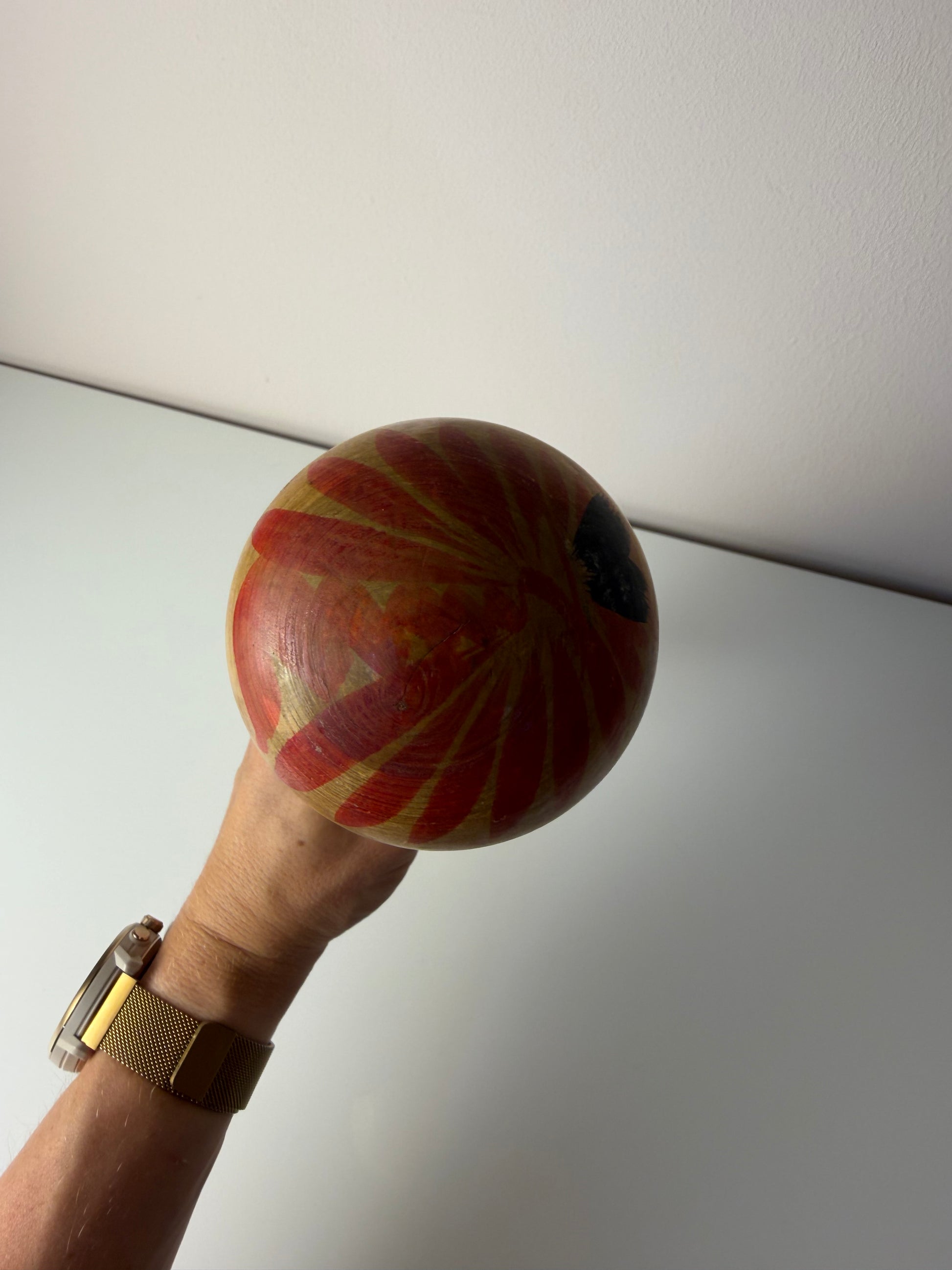 Japanische Kokeshi Holzfigur handbemalt