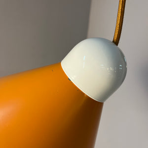 Hängelampe orange aus Dänemark