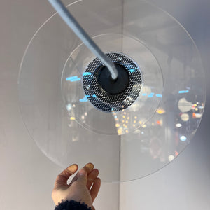 Lamellenlampe „Space“ Plexiglas aus Dänemark