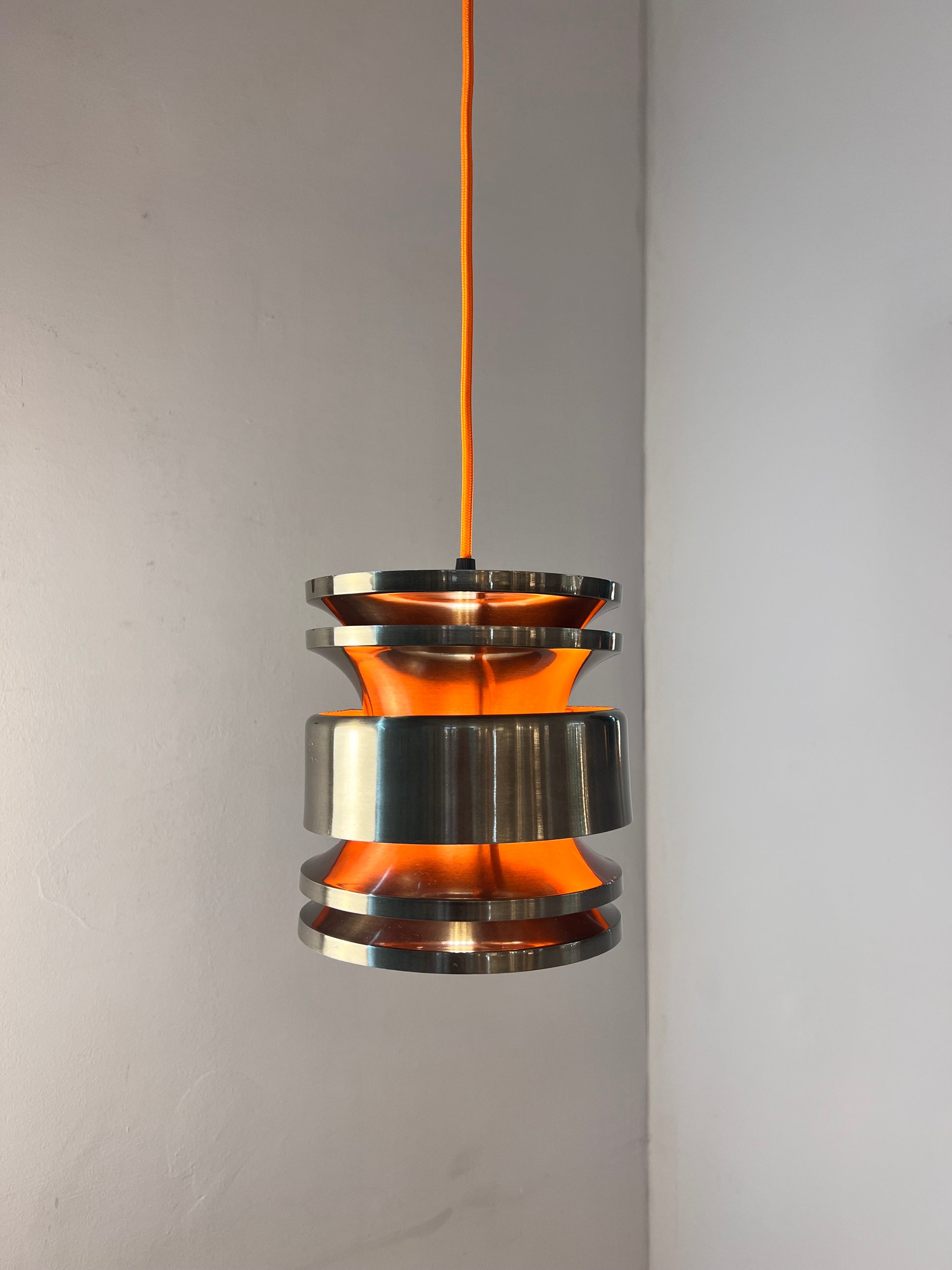 Hängelampe anthrazit orange von Carl Thore für Granhaga