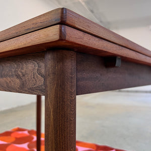 Kleiner ausziehbarer Esstisch Teak aus Dänemark