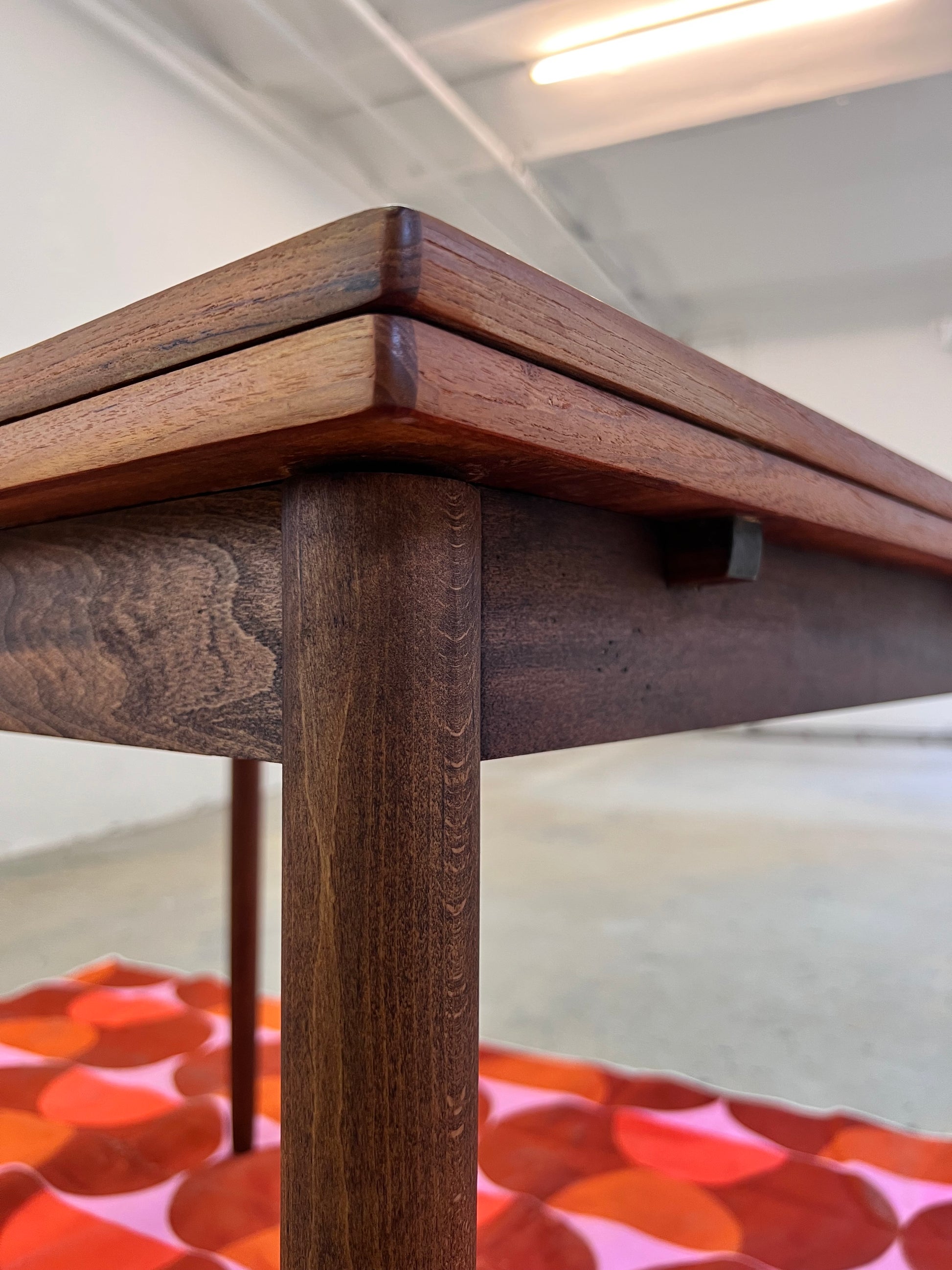 Kleiner ausziehbarer Esstisch Teak aus Dänemark
