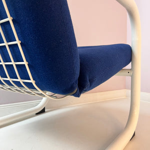 Sessel weiß blau von Friis & Moltke