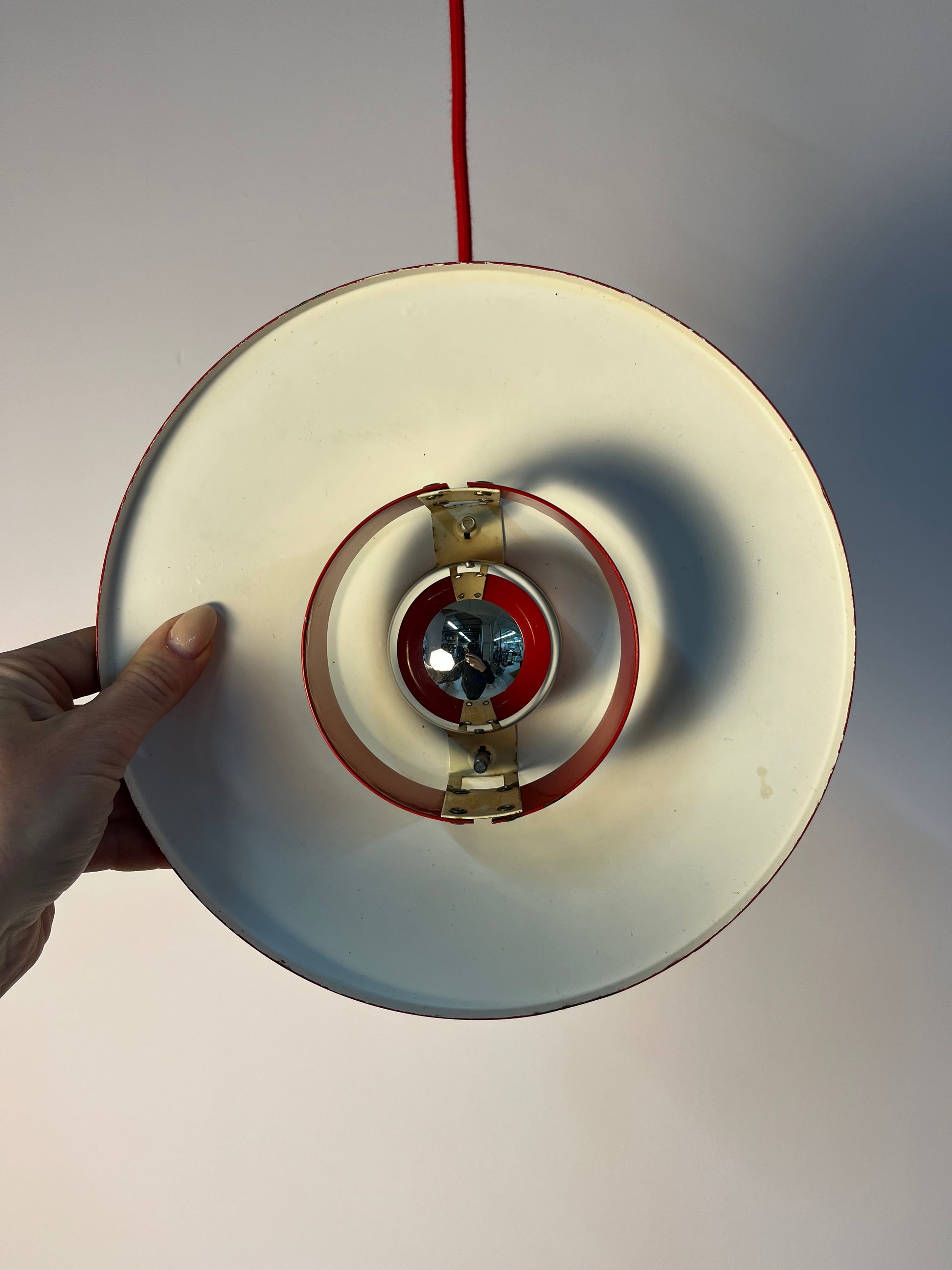 Lamellenlampe Flipper rot von Mogens Davidsen für von SC Sørensen