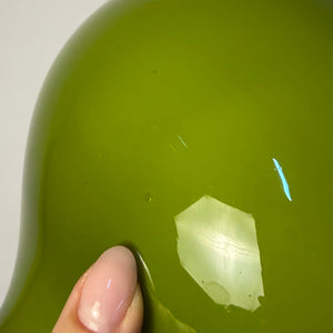 Hängelampe grün Glas von Hans-Agne Jakobsson für Staff