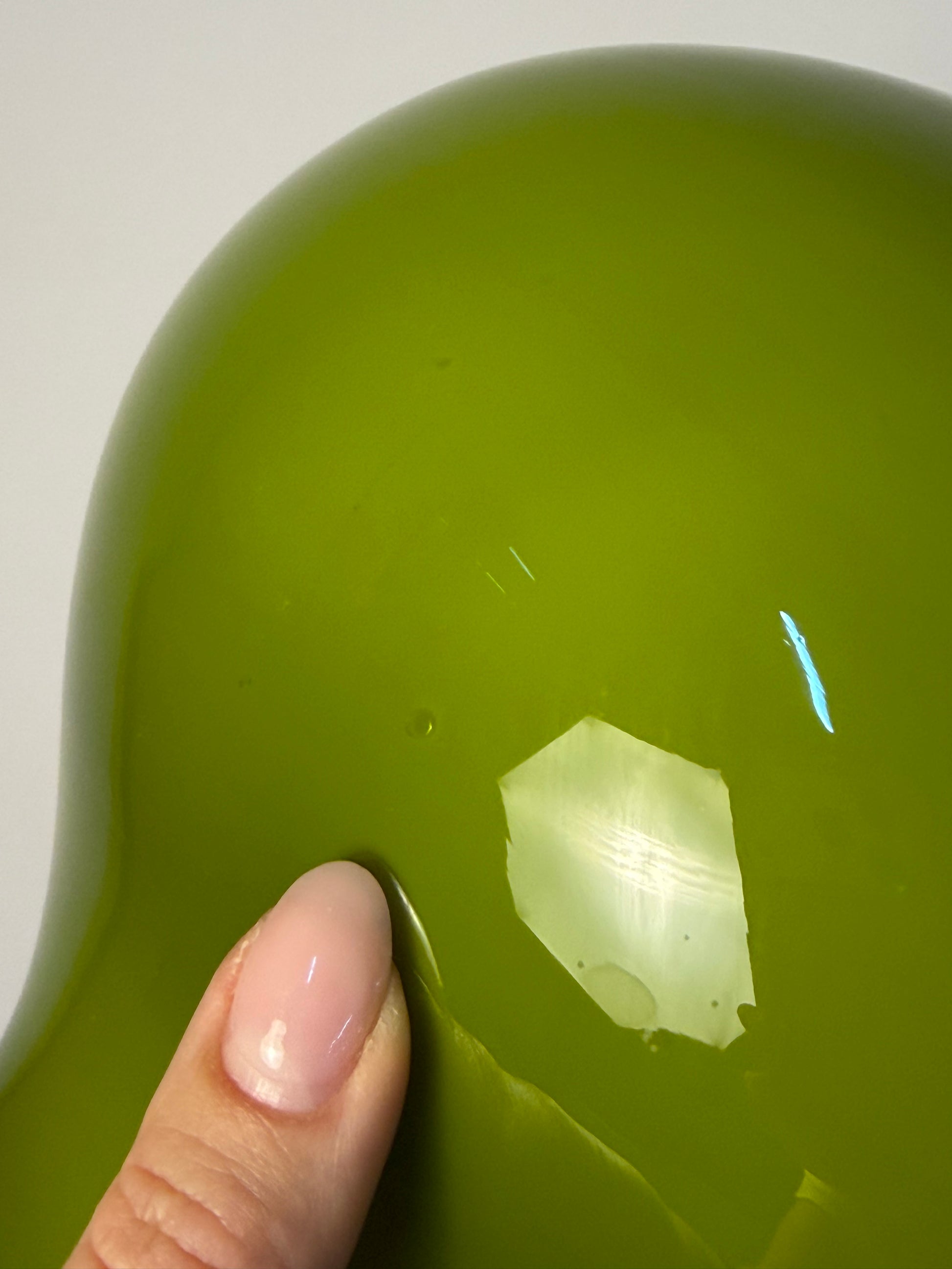 Hängelampe grün Glas von Hans-Agne Jakobsson für Staff