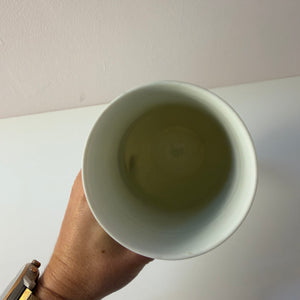 Vase weiß Porzellan von Hans Achtziger für Hutschenreuther