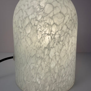 Tischlampe weiß Glas von Peill & Putzler