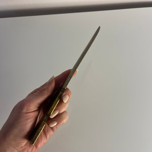 Brieföffner Messing aus Dänemark