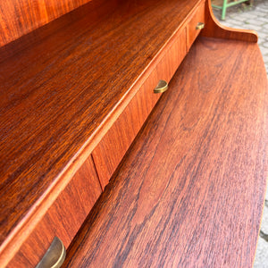 Bücherregal mit Sekretär und Kommode Teak Dänemark