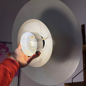 Lamellenlampe Leto silber kupfer von Top Lamper