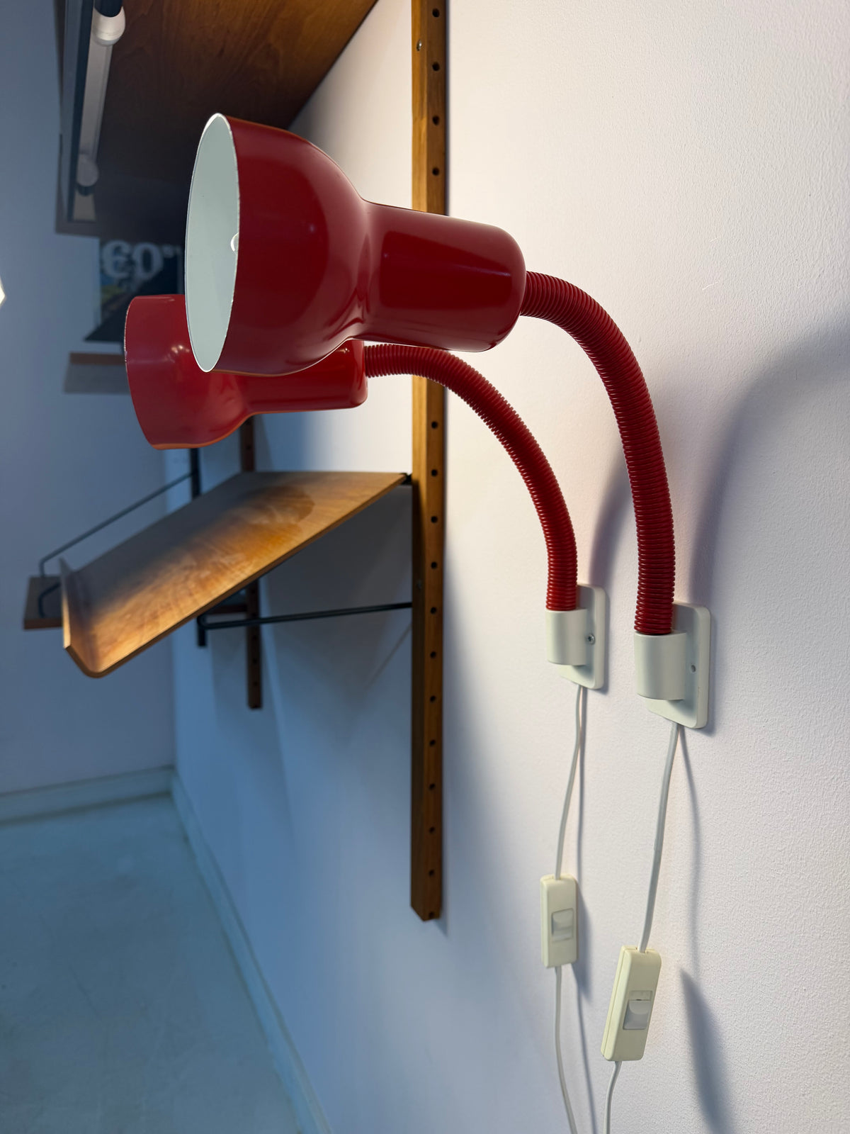 Wandlampe Type 504 rot von Horn