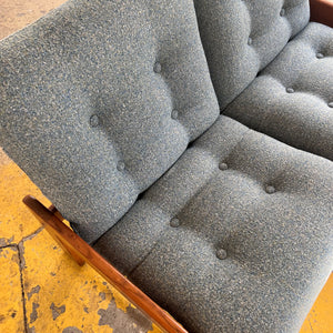 Sofa grau von Yngve Ekström für Swedese