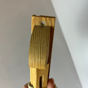 Scherenlampe beige Holz von Le Klint