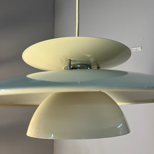 Lamellenlampe cremeweiß aus Dänemark