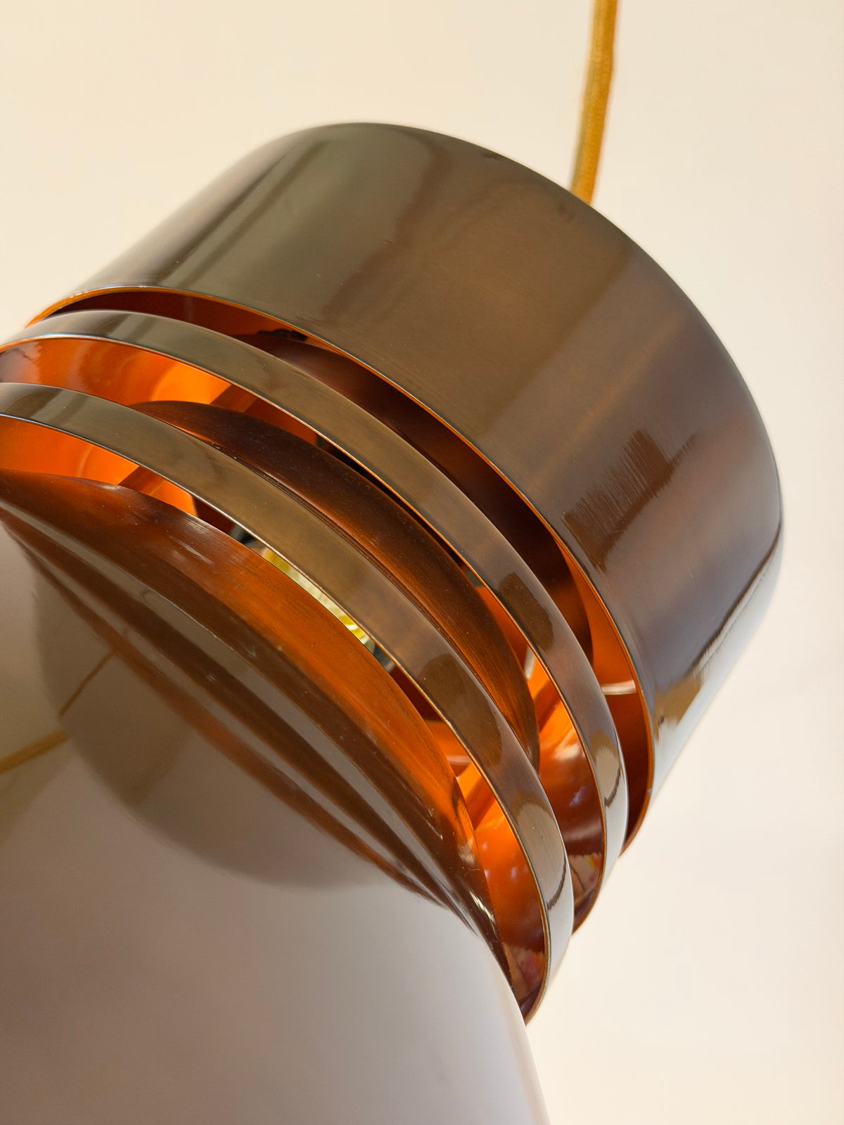 Hängelampe braun orange von Carl Thore