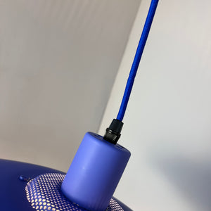 Lamellenlampe Donau blau von JEKA