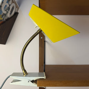 Klemmlampe gelb gold von HOSO (Hoffmeister & Sohn)