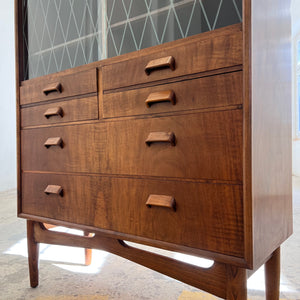 Vitrinenschrank Teak aus Dänemark