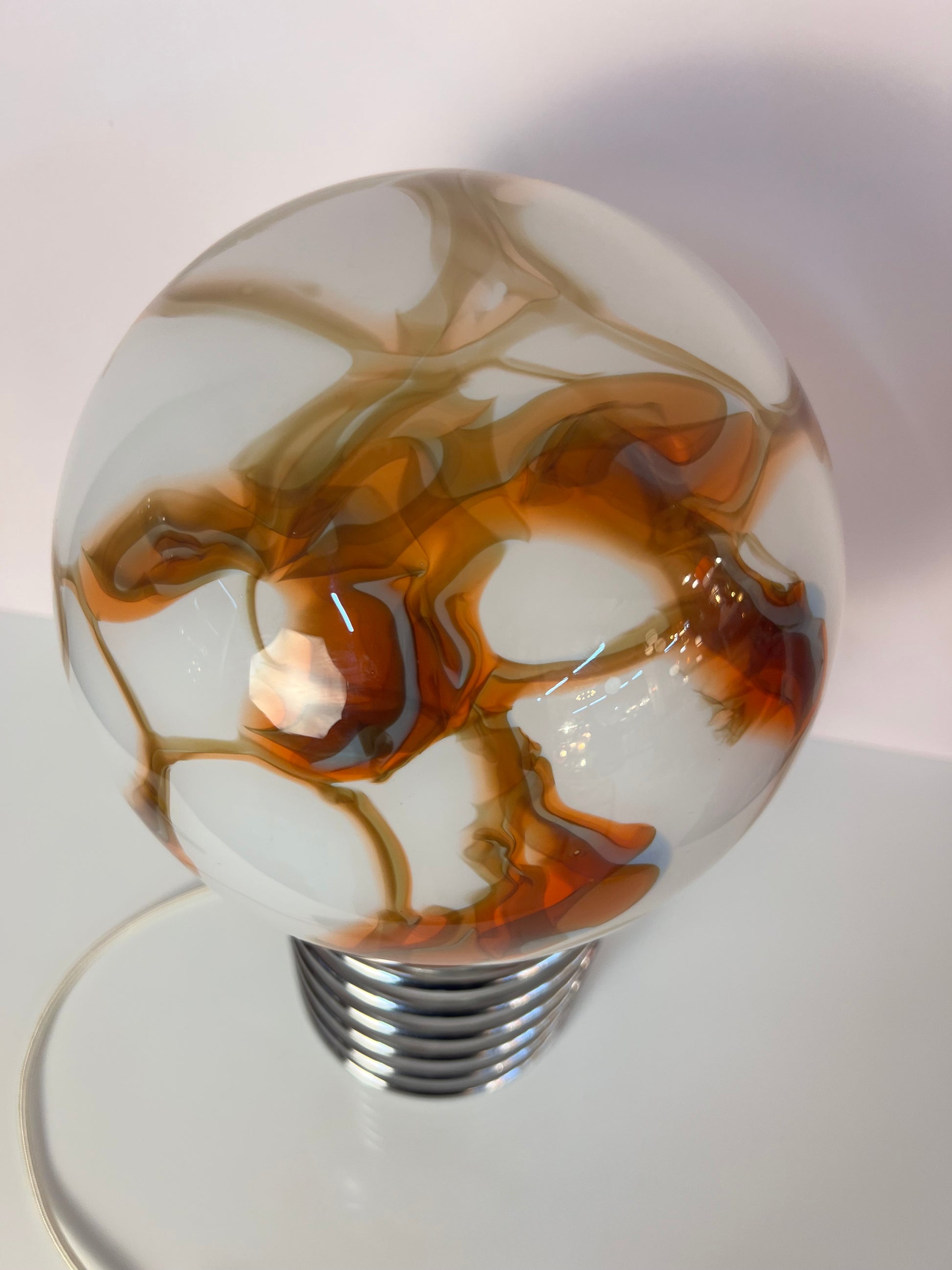 Tischlampe Spirale von Ingo Maurer für Honsel