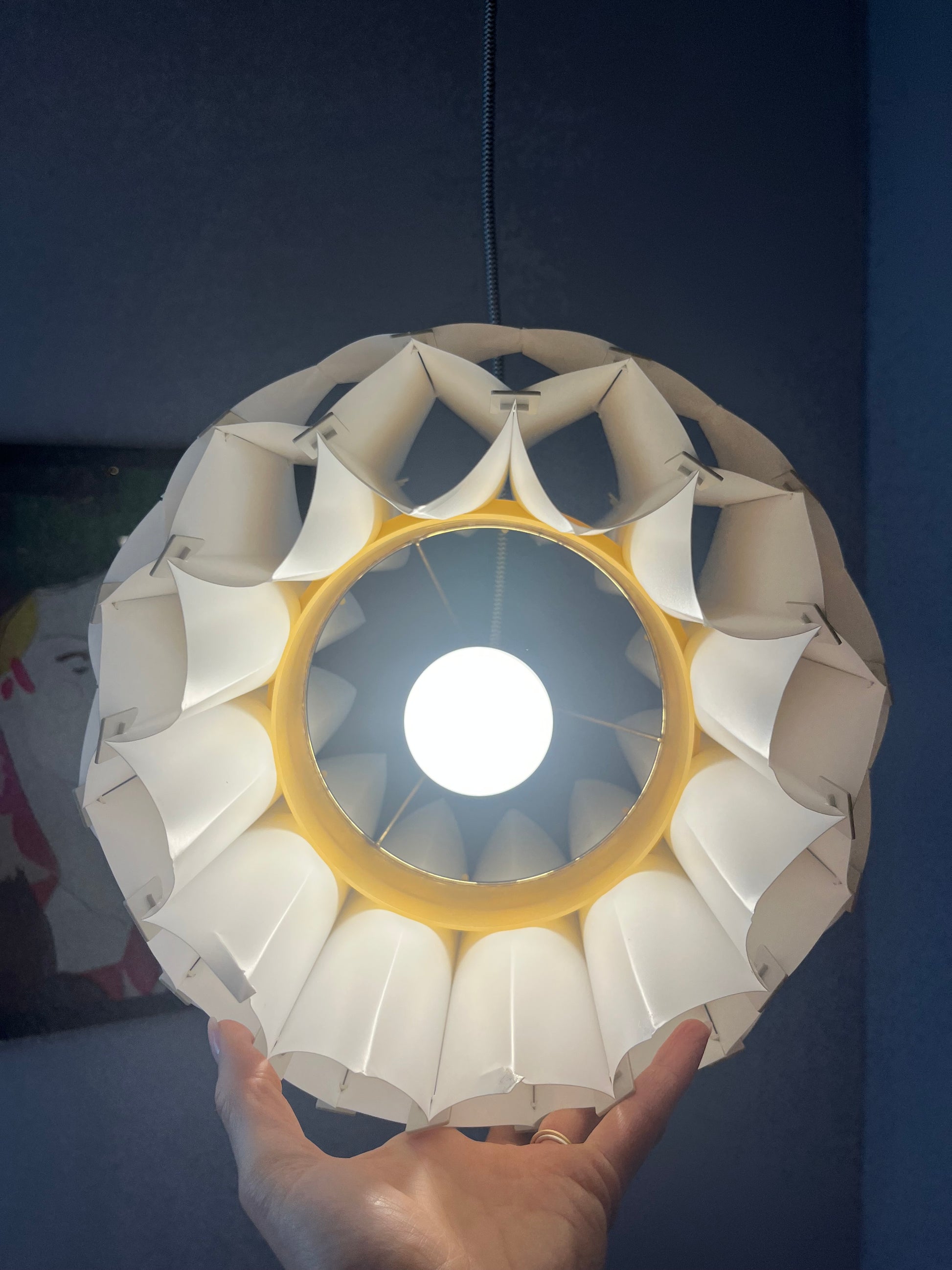 Hängelampe Butterfly weiß von Lars Schiøler für Hoyrup Light