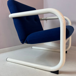 Sessel weiß blau von Friis & Moltke