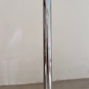 Stehlampe Chrom mit Stoff-Schirm von STAFF