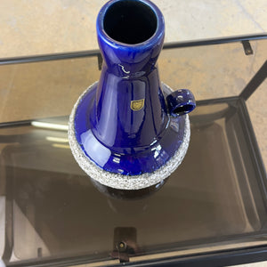 Vase 408-30 Fat Lava Königsblau von Fohr Keramik