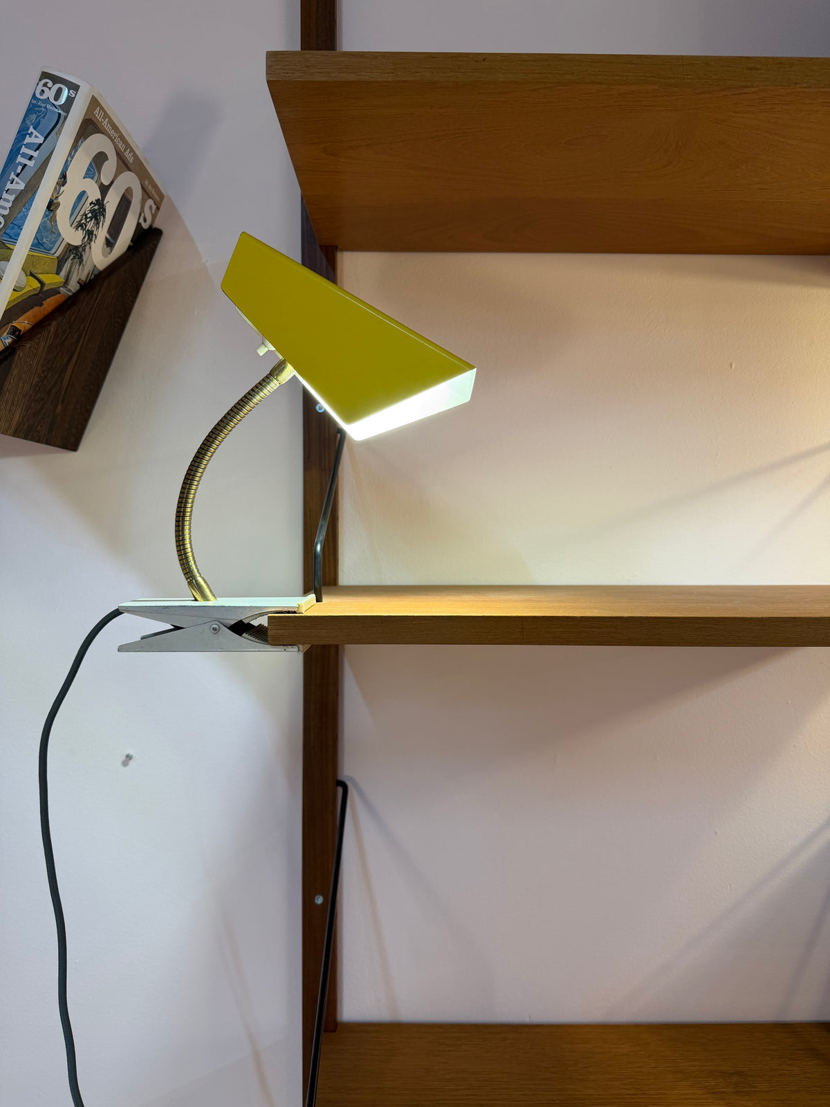 Klemmlampe gelb gold von HOSO (Hoffmeister & Sohn)