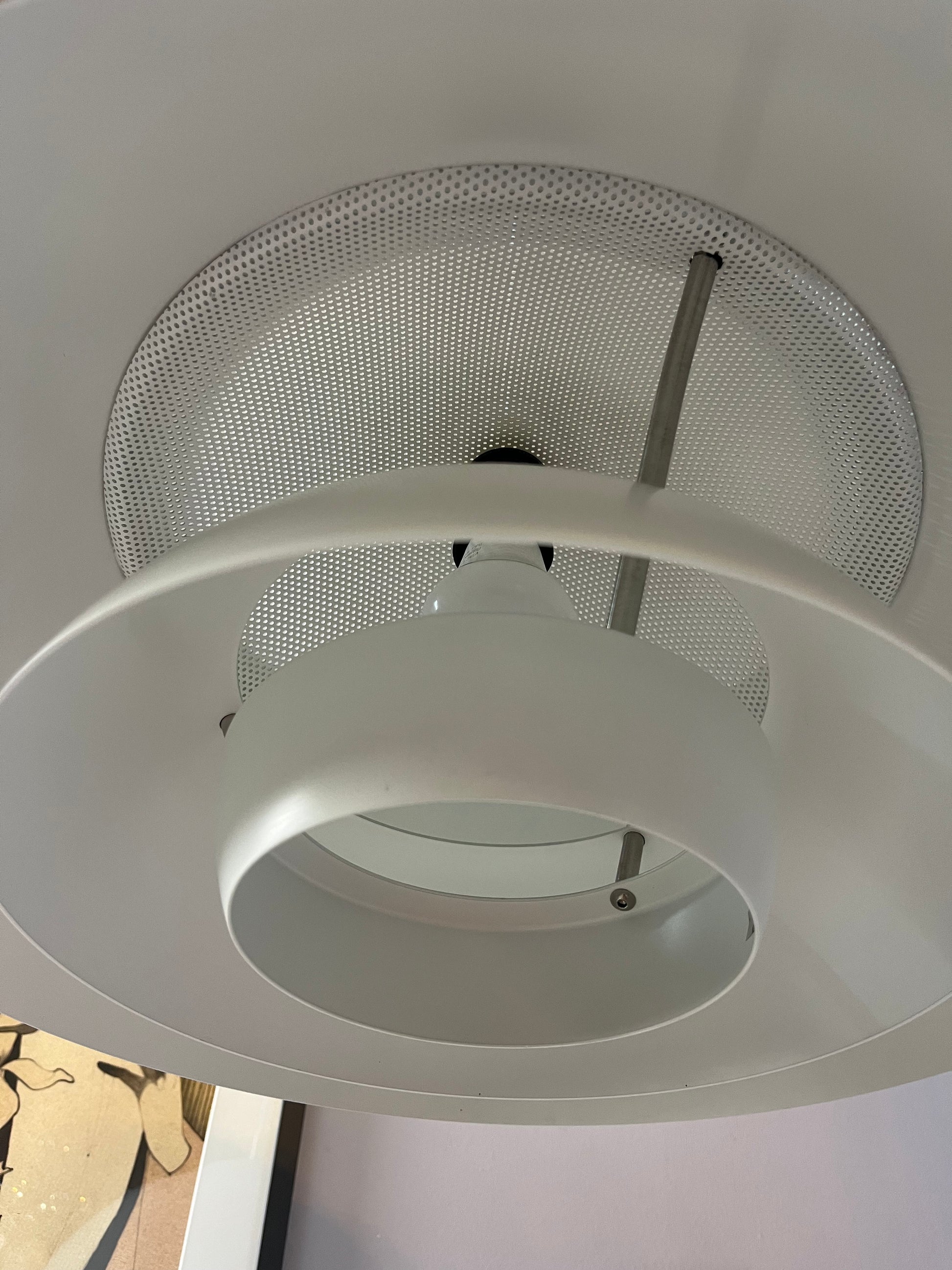 Hängelampe Safari weiß von Christian Hvidt für Nordisk Solar