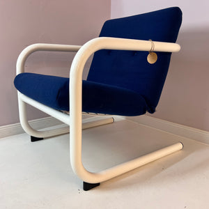 Sessel weiß blau von Friis & Moltke