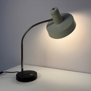 Schreibtischlampe altweiß mit beweglichem Arm