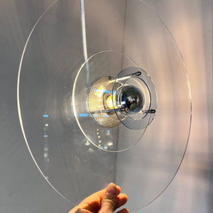 Lamellenlampe „Space“ Plexiglas aus Dänemark