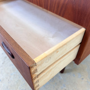 Sekretär Teak mit Spiegel aus Dänemark