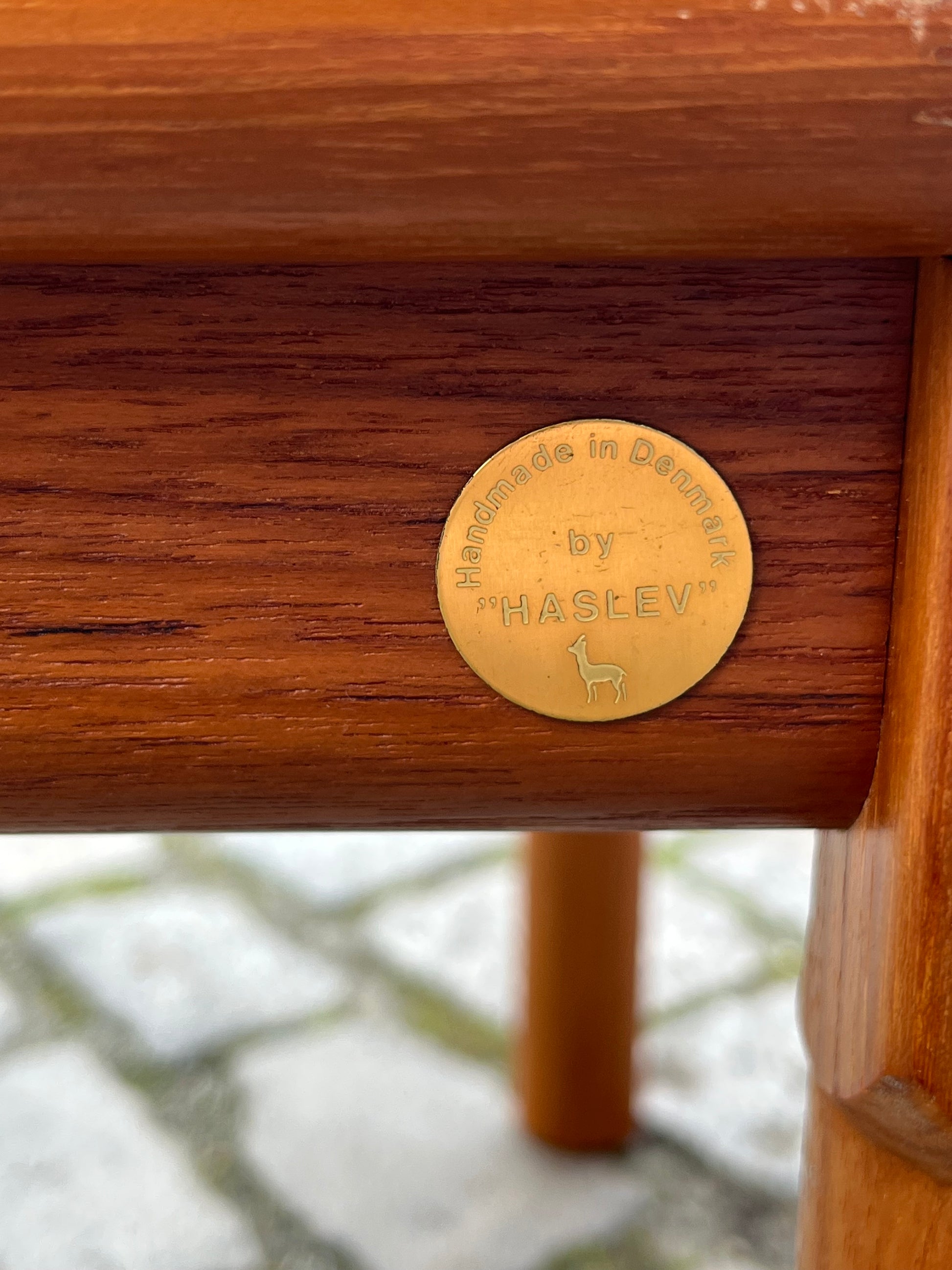 Couchtisch Teak Fliesen von Tue Poulsen für Haslev