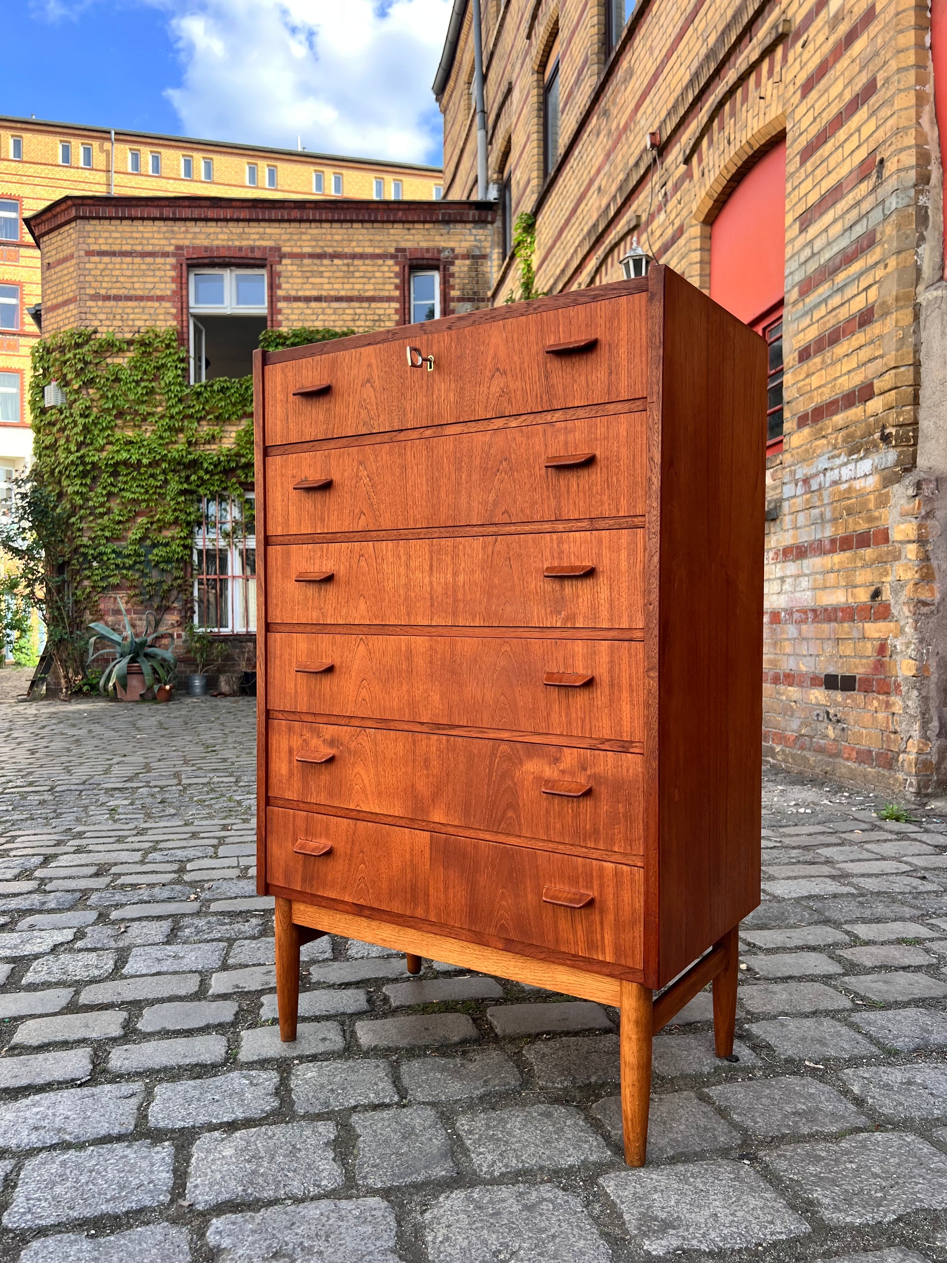 Kommode Teak von A. Ahlström Osakeyhtiö für Warkaus