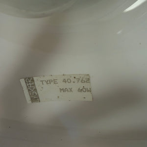 Hängelampe weiß glänzend Glas von Lyskær