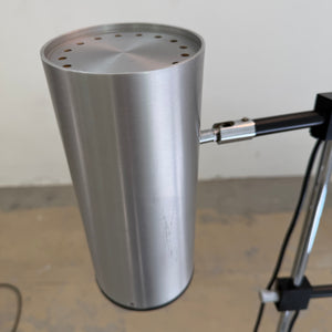 Stehlampe silber von Arnold Berges für Staff