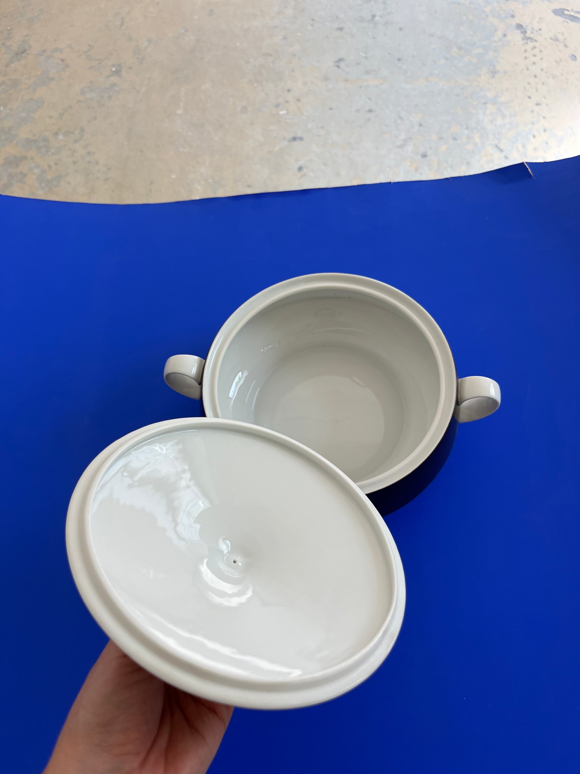 Porzellanservice orange braun von Eschenbach Bavaria