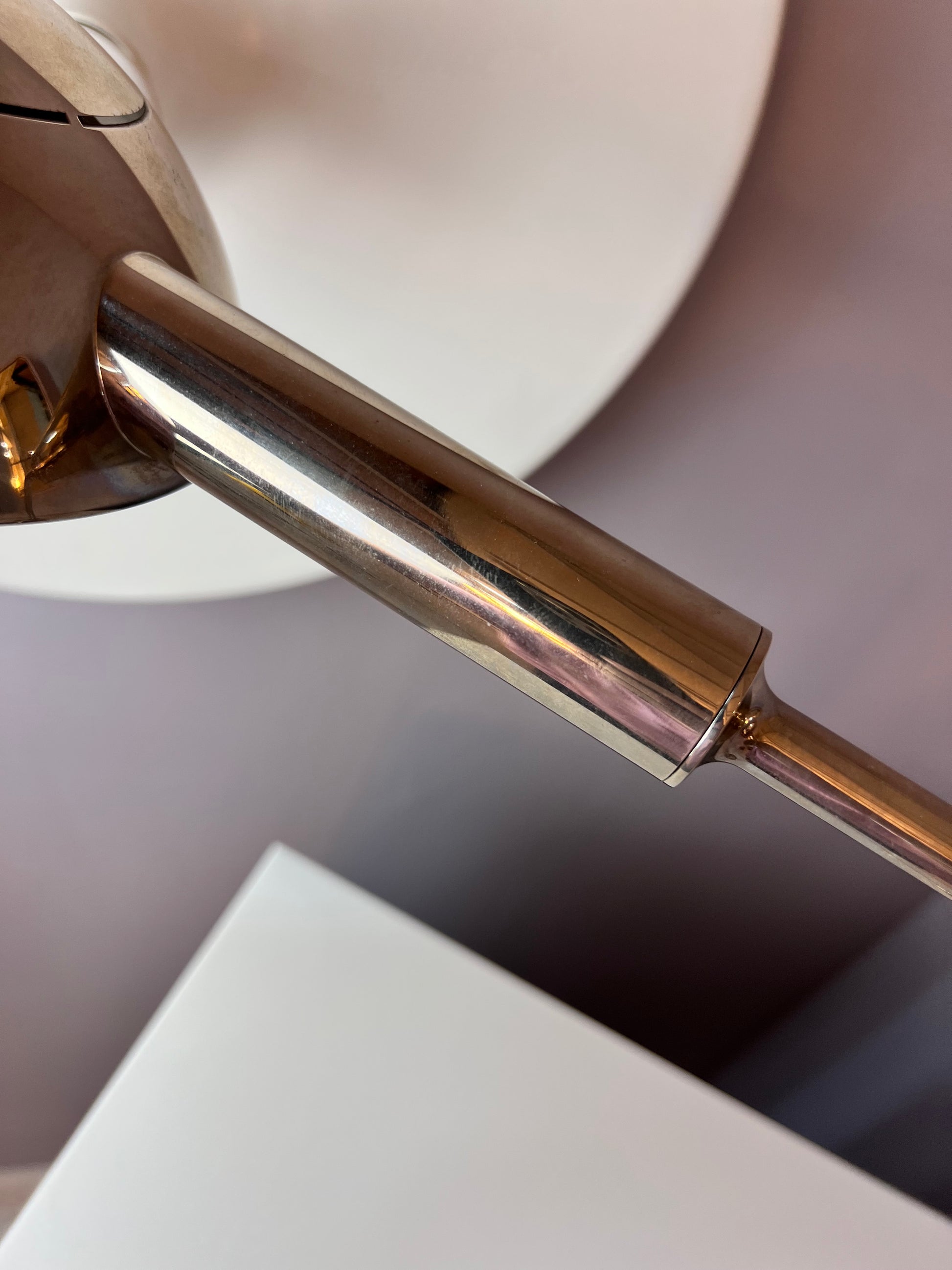 Schreibtischlampe BEA DS silber vernickelt von Florian Schulz Design