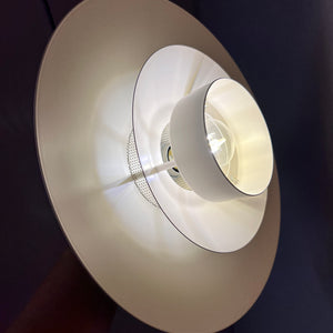 Lamellenlampe Dänemark cremeweiss
