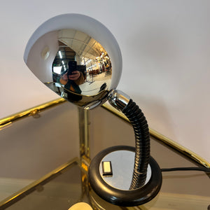 Tischlampe Chrom