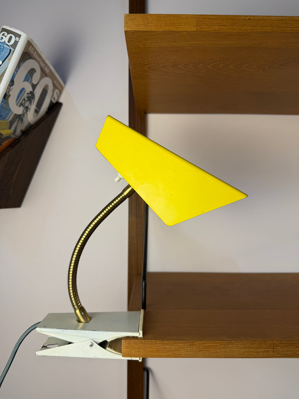 Klemmlampe gelb gold von HOSO (Hoffmeister & Sohn)